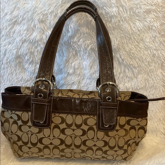 Coach Soho Pleated Signature Tote - Picture 2 of 8